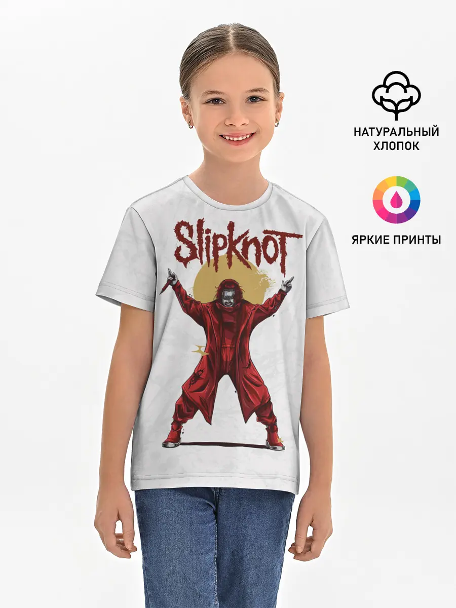 Детская базовая футболка / COREY TAYLOR | SLIPKNOT | СЛИПКНОТ