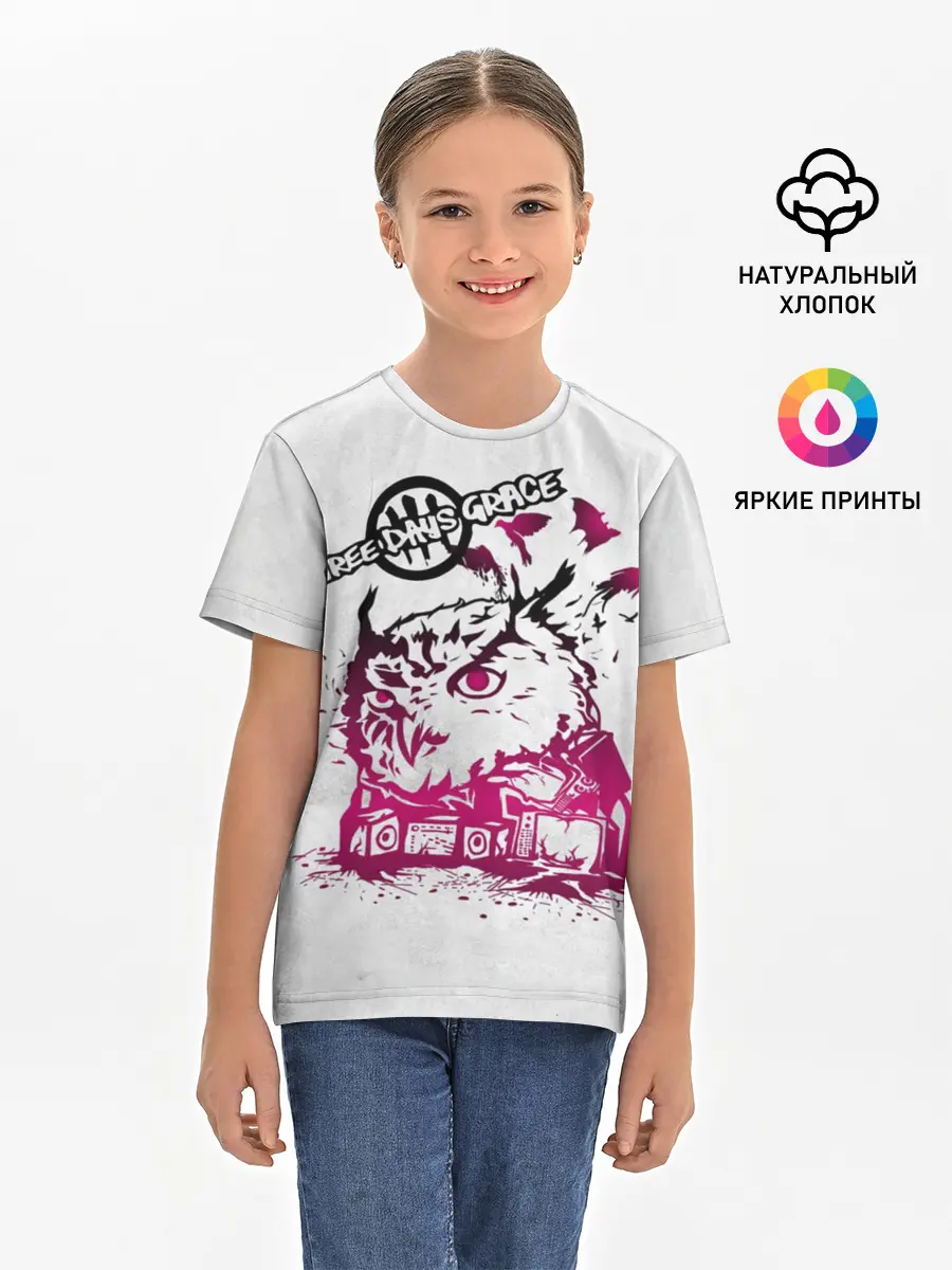 Детская базовая футболка / Three days grace