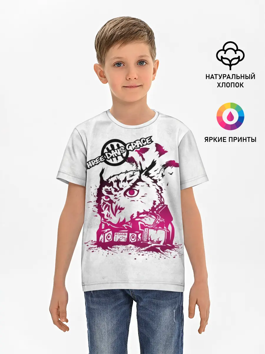 Детская базовая футболка / Three days grace