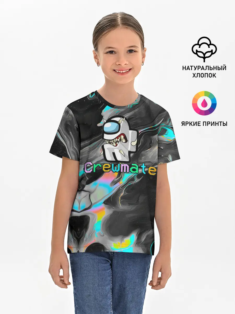 Детская базовая футболка / Among Us