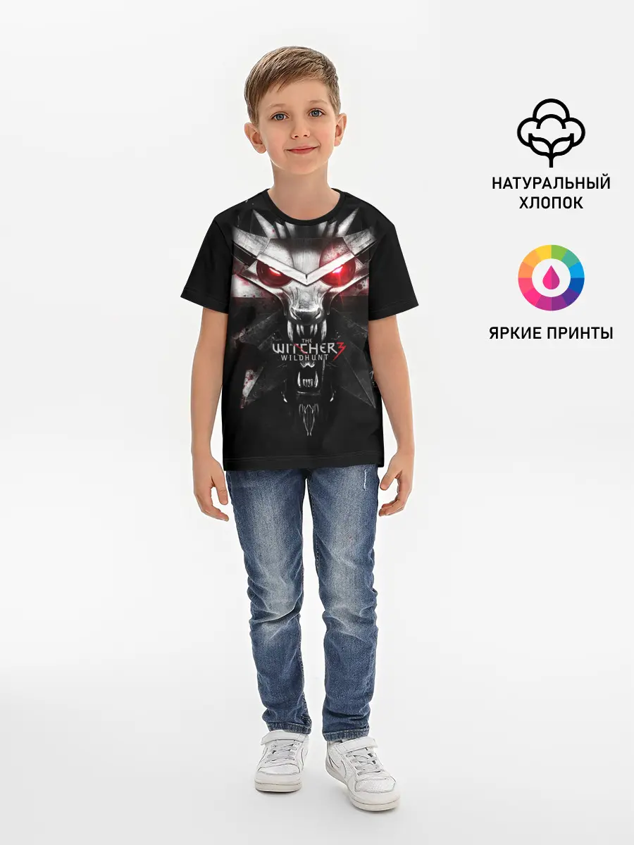Детская базовая футболка / THE WITCHER LOGO