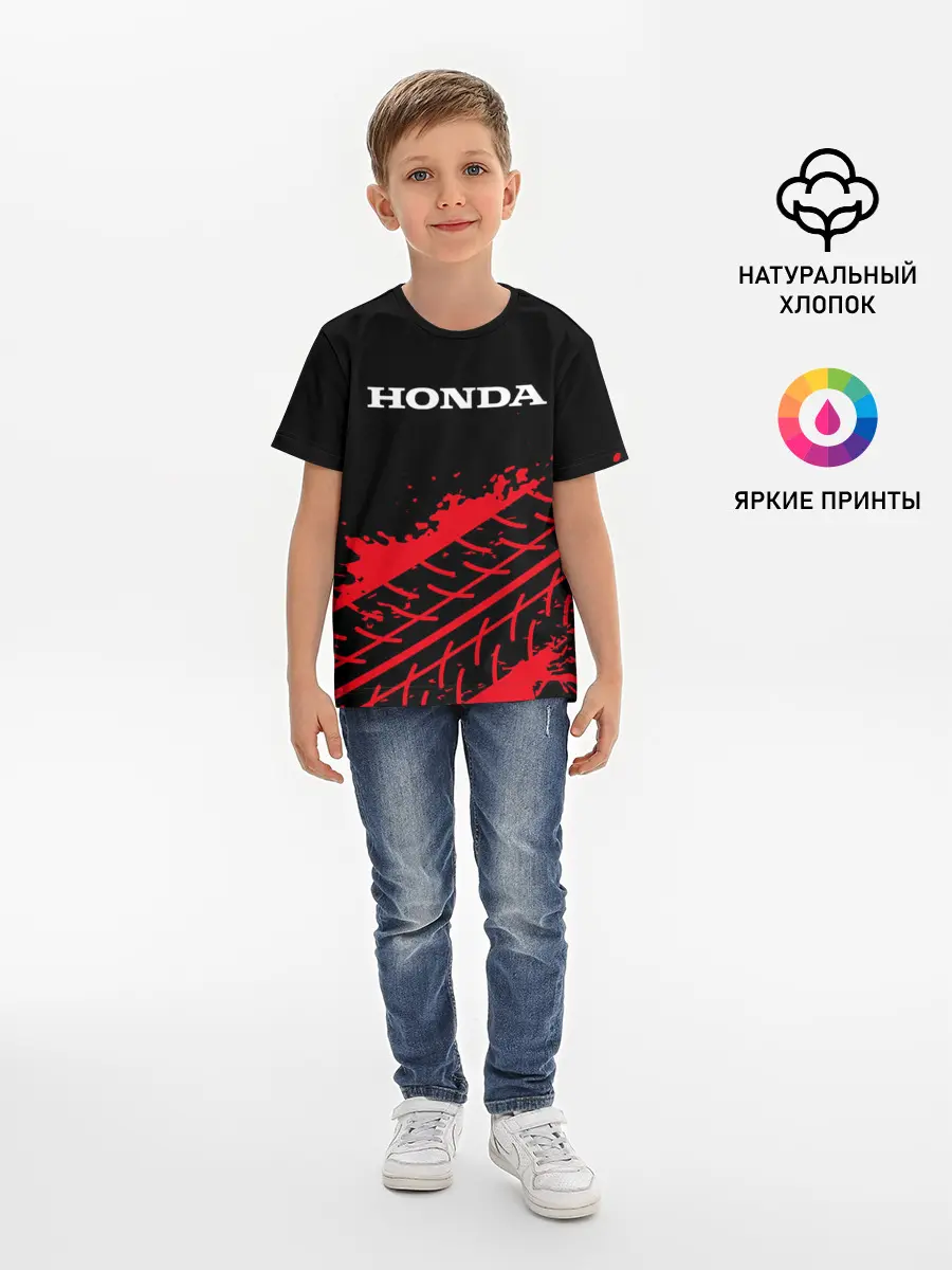 Детская базовая футболка / HONDA / ХОНДА