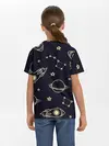 Детская базовая футболка / космос