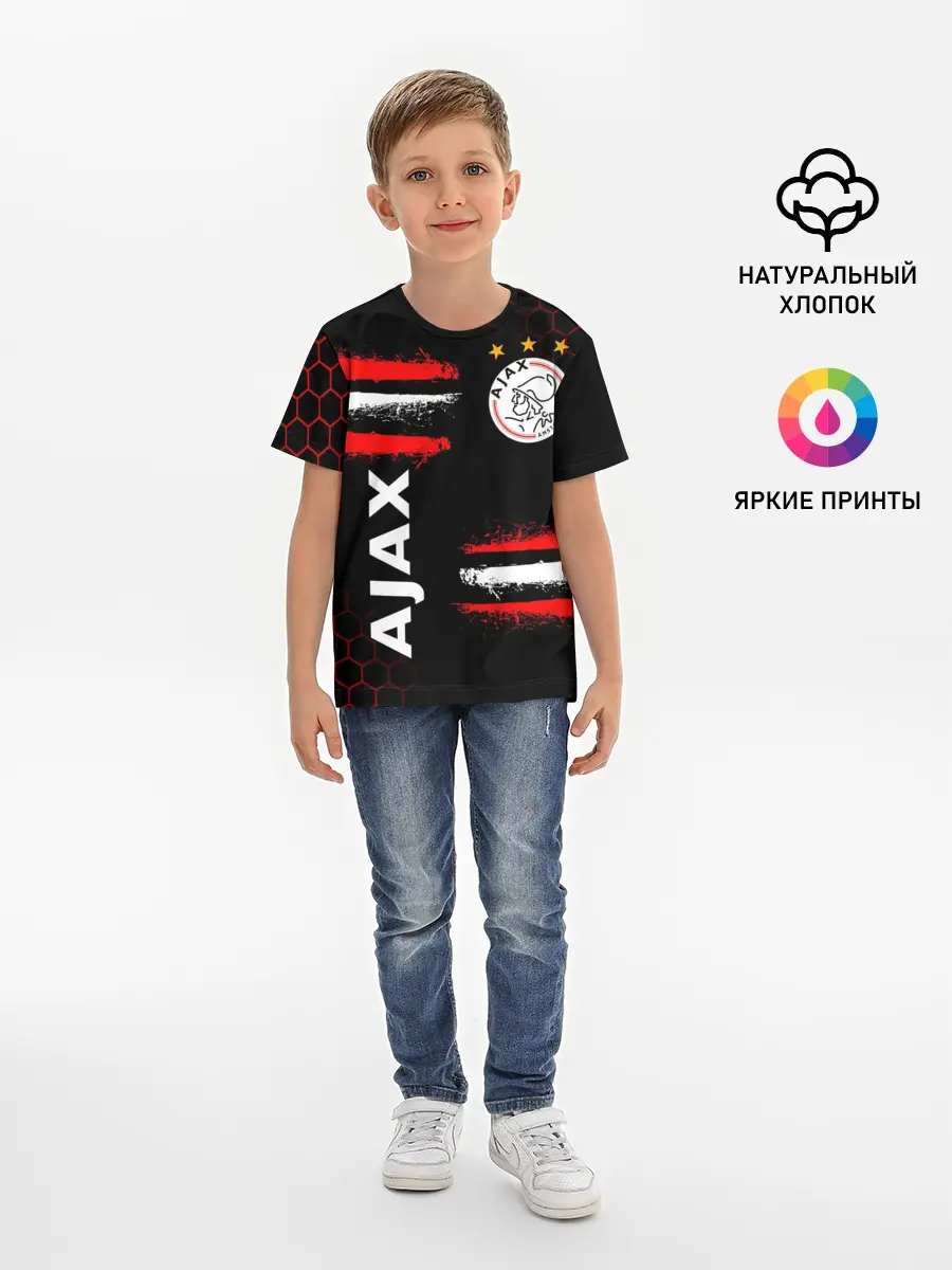 Детская базовая футболка / FC AJAX AMSTERDAM / ФК АЯКС