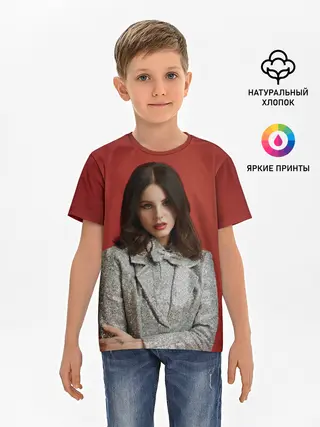 Детская базовая футболка / Горячая Лана