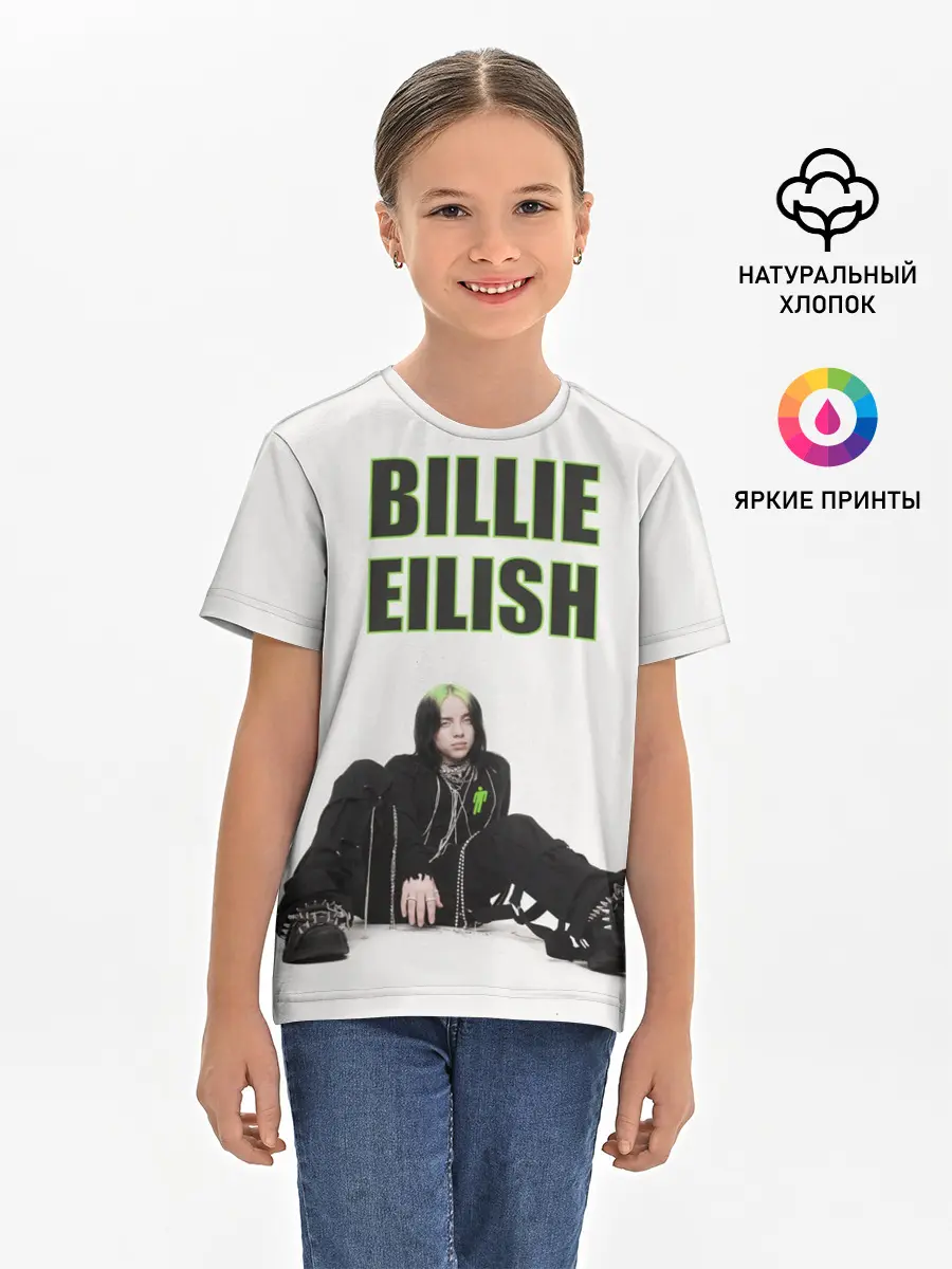 Детская базовая футболка / Billie Eilish