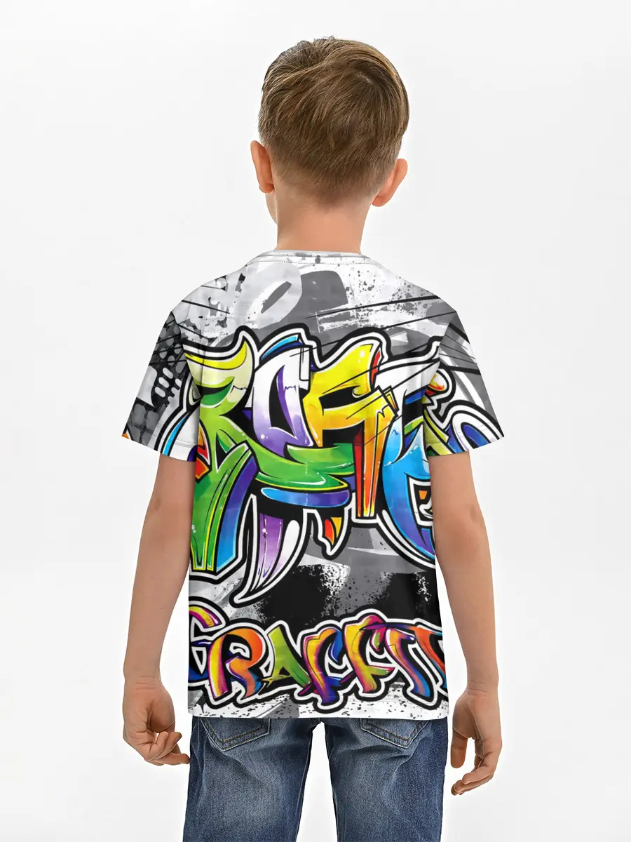 Детская базовая футболка / city street