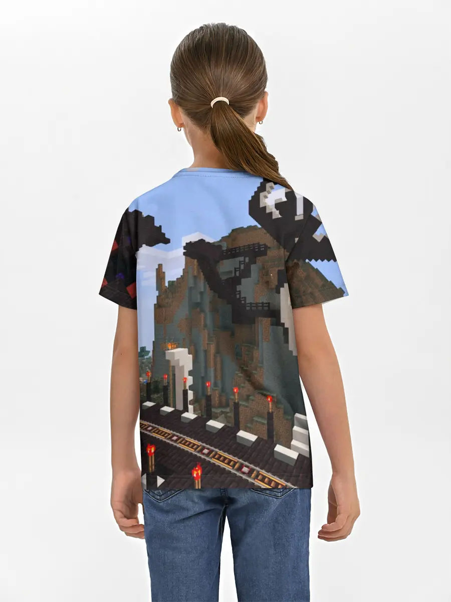 Детская базовая футболка / Minecraft