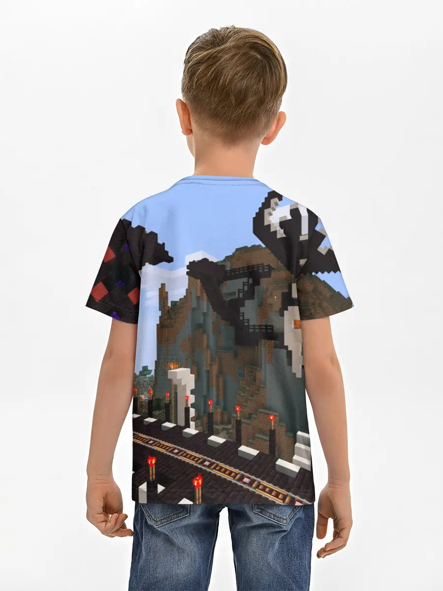 Детская базовая футболка / Minecraft