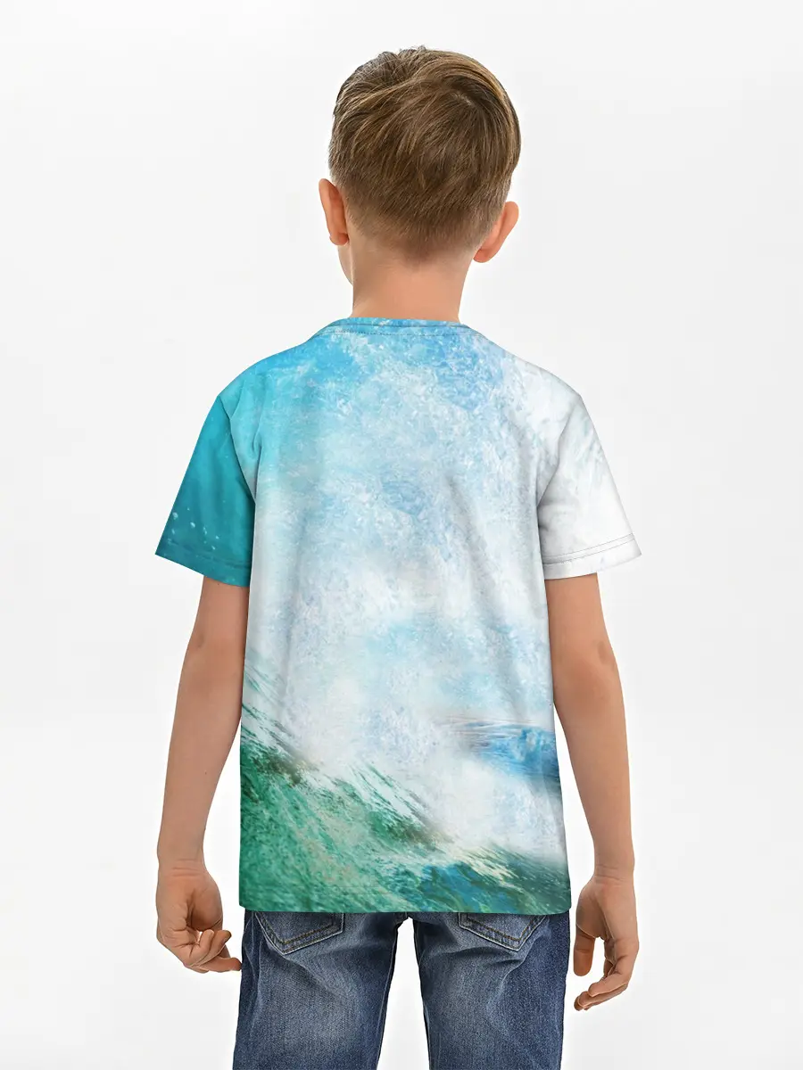 Детская базовая футболка / Волны | Океан