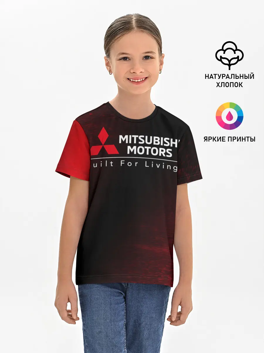 Детская базовая футболка / MITSUBISHI / МИТСУБИСИ