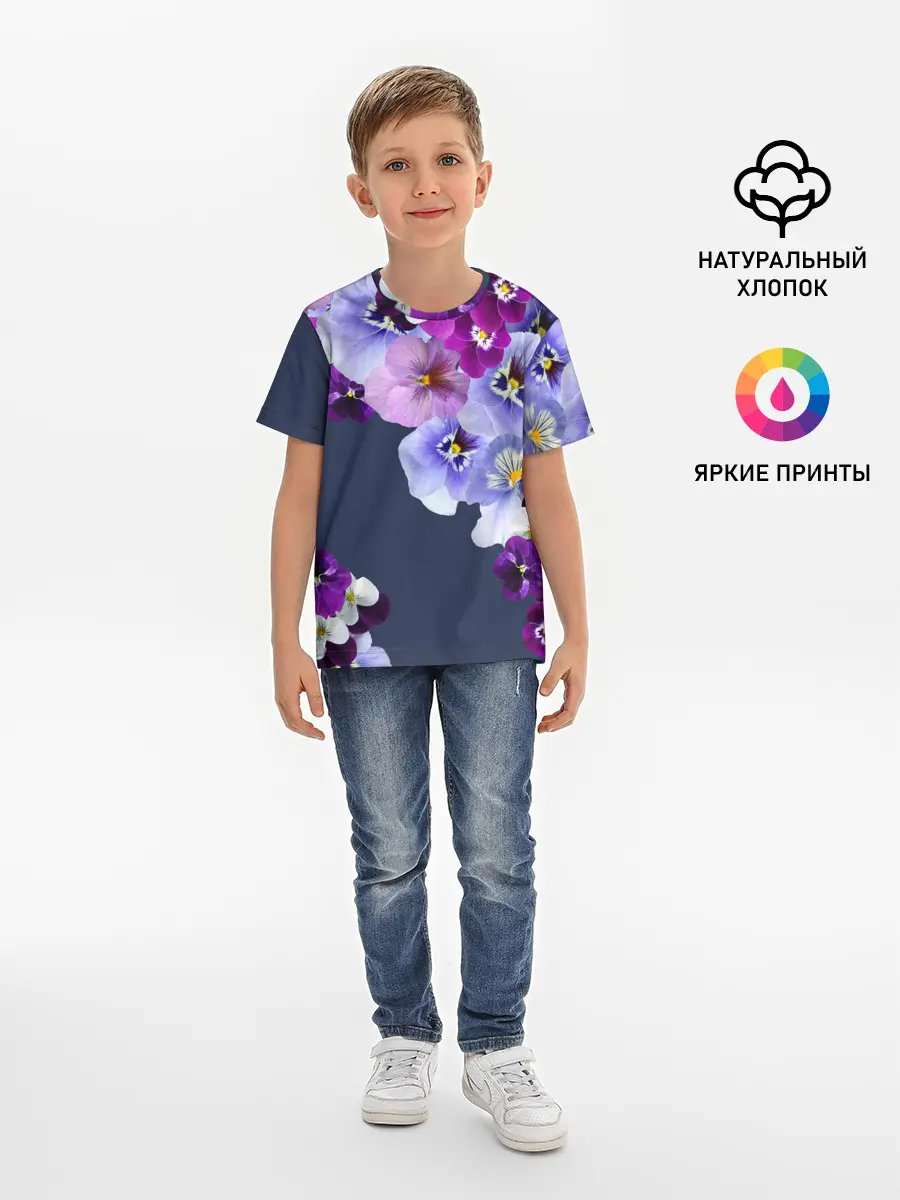 Детская базовая футболка / Анютки