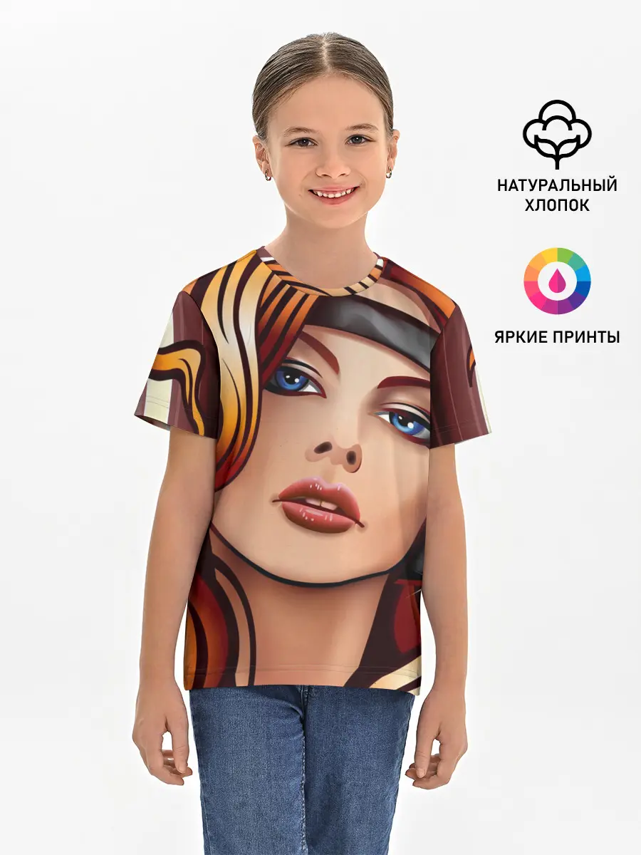 Детская базовая футболка / ДЕВУШКА