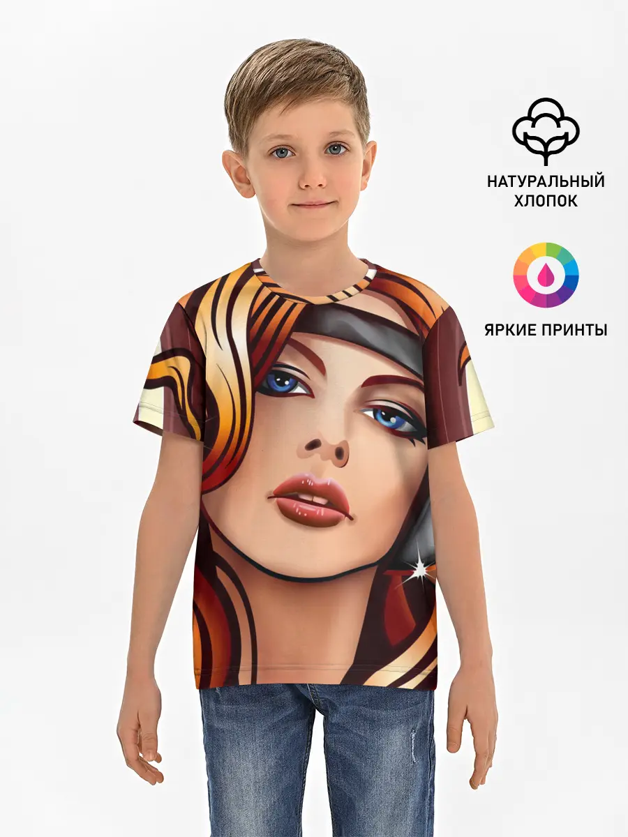 Детская базовая футболка / ДЕВУШКА