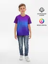 Детская базовая футболка / Leather gradient