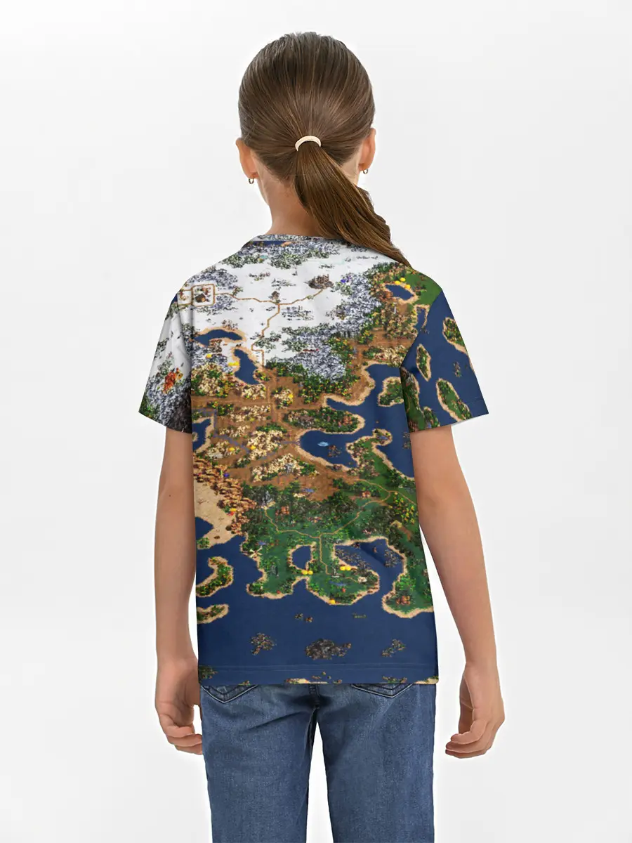 Детская базовая футболка / HEROES 3 КАРТА