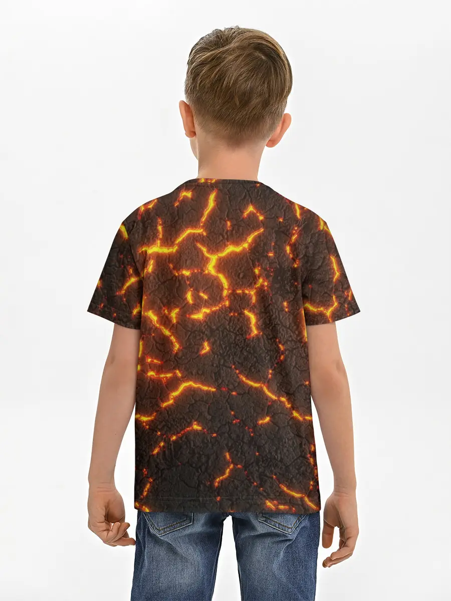 Детская базовая футболка / Помпеи 3D