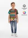 Детская базовая футболка / Африканский стиль
