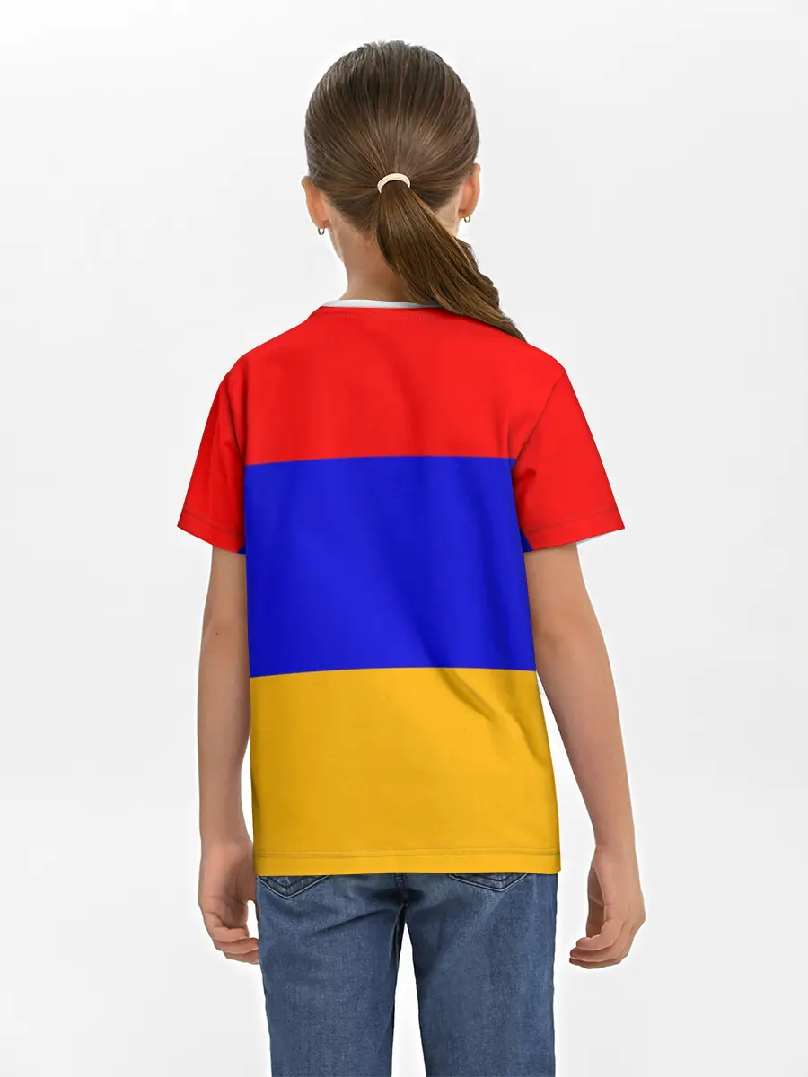 Детская базовая футболка / Армения. Флаг.