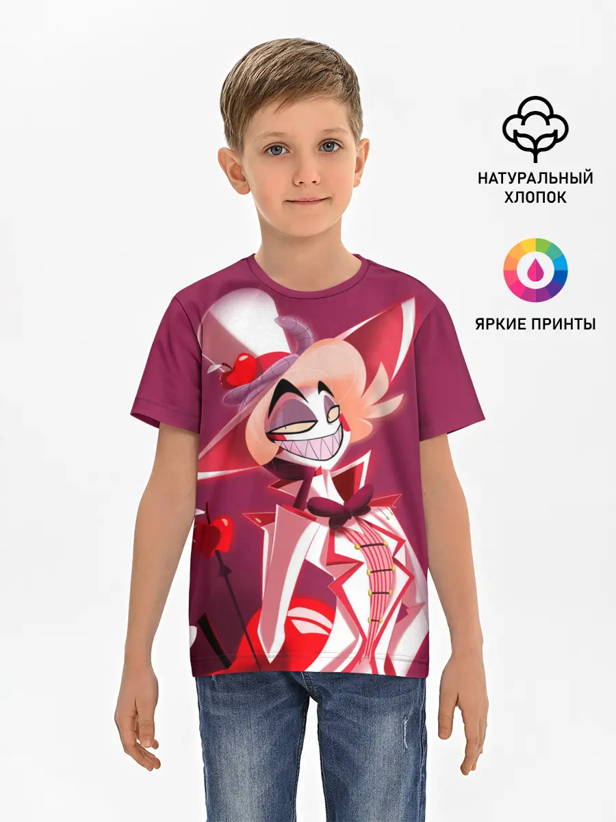 Детская базовая футболка / Hazbin Hotel