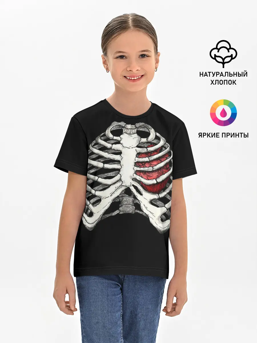 Детская базовая футболка / My Heart