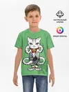 Детская базовая футболка / ЯПОНСКИЙ КОТ | JAPANESE CAT
