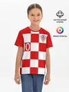 Детская базовая футболка / Модрич Хорватия