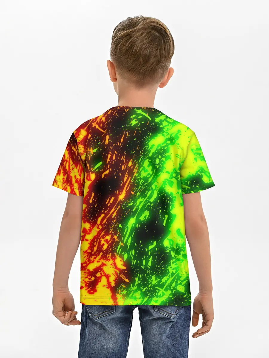 Детская базовая футболка / TOXIC FLAME