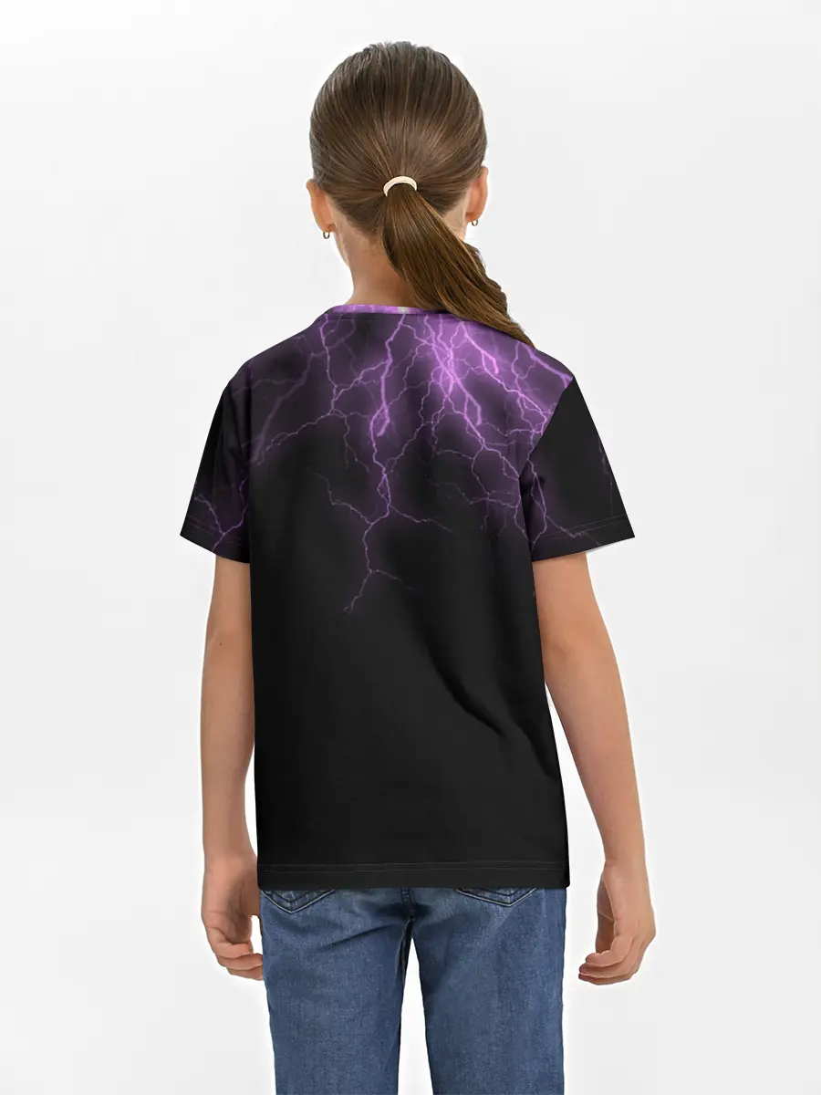 Детская базовая футболка / Разряд Молнии