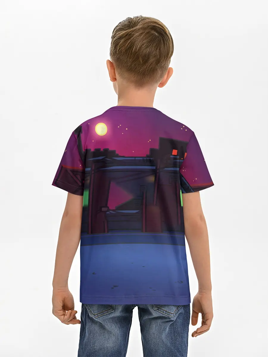 Детская базовая футболка / FNF Скид и Памп