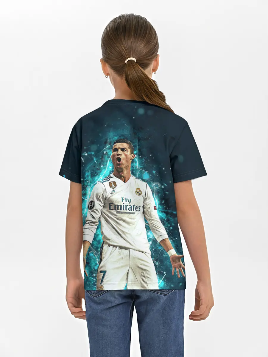 Детская базовая футболка / Роналдо