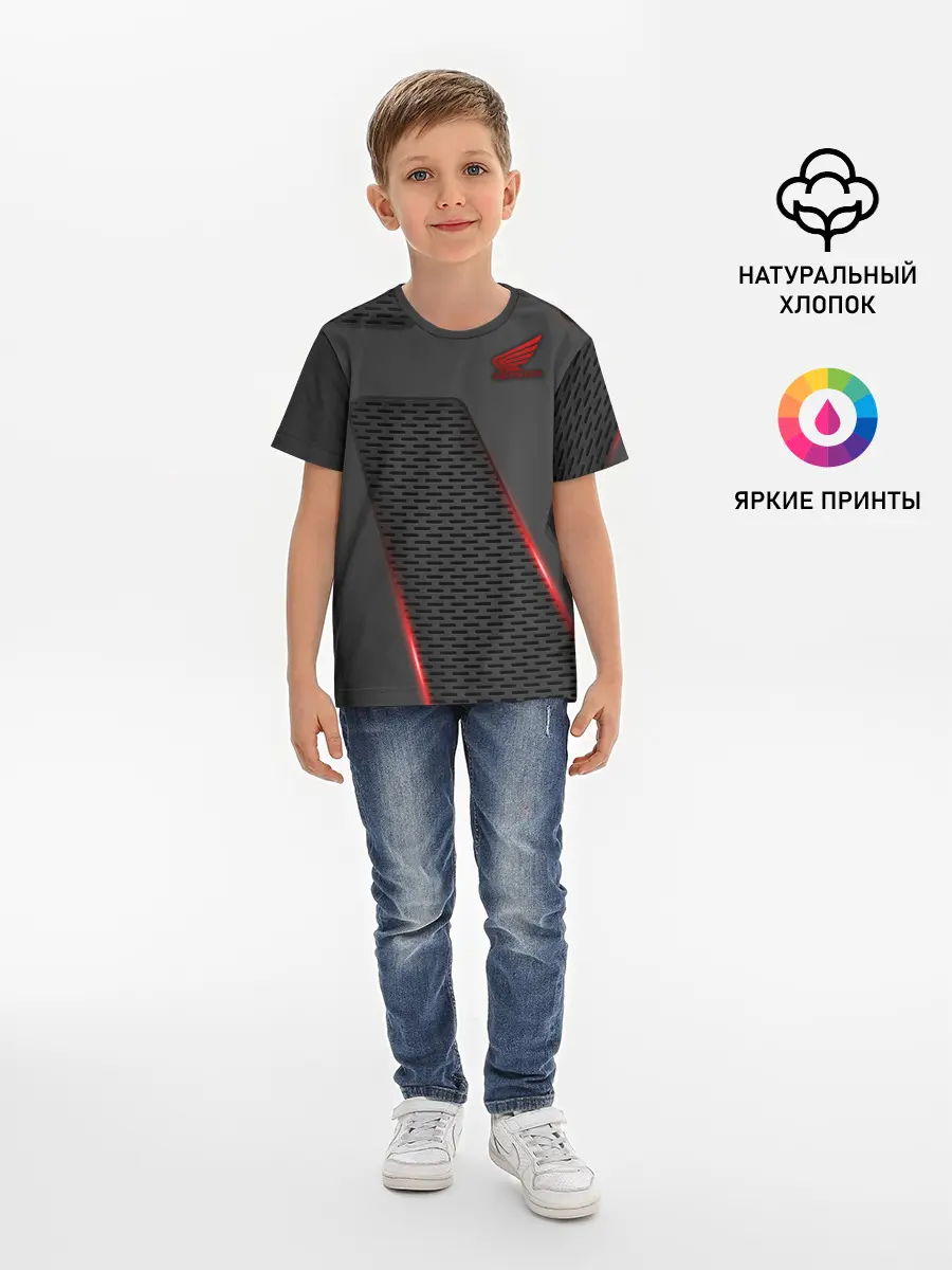 Детская базовая футболка / HONDA