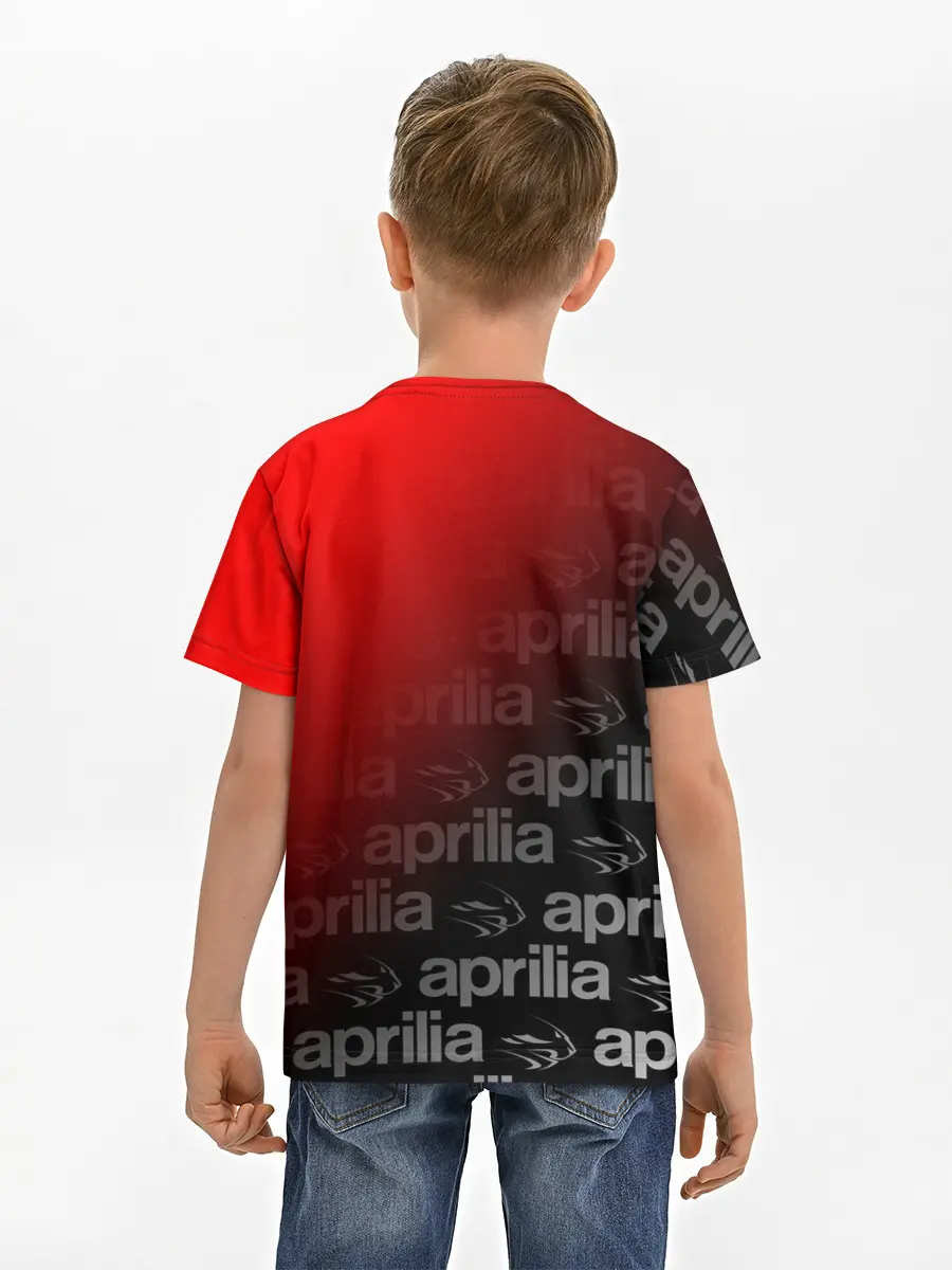 Детская базовая футболка / APRILIA / АПРИЛИЯ / MOTO