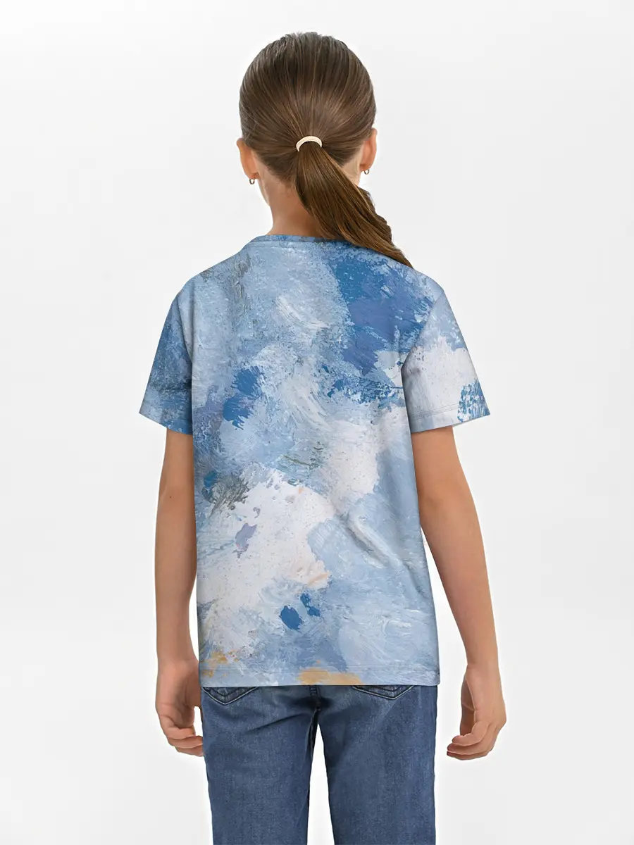 Детская базовая футболка / Небесные мазки