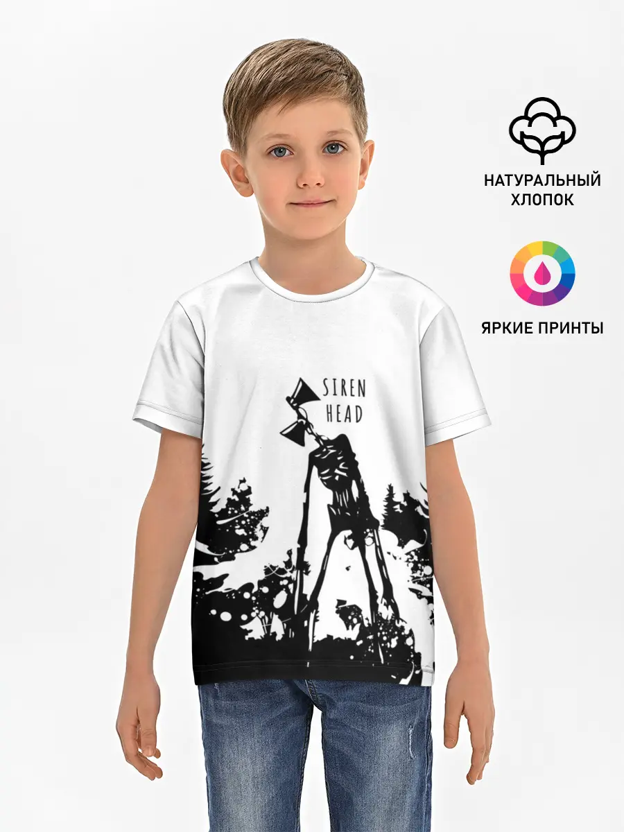 Детская базовая футболка / Лес сиреноголового