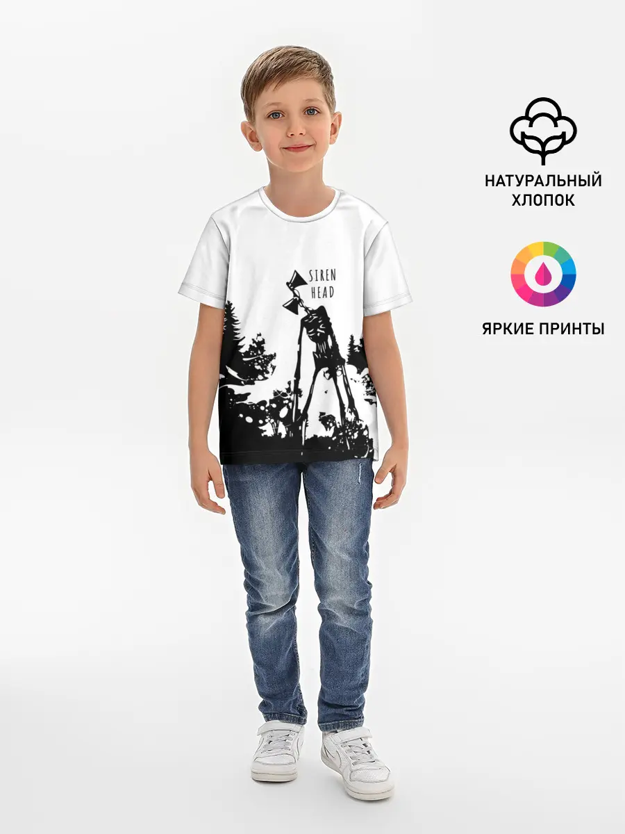 Детская базовая футболка / Лес сиреноголового