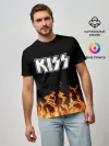 Мужская базовая футболка / Kiss