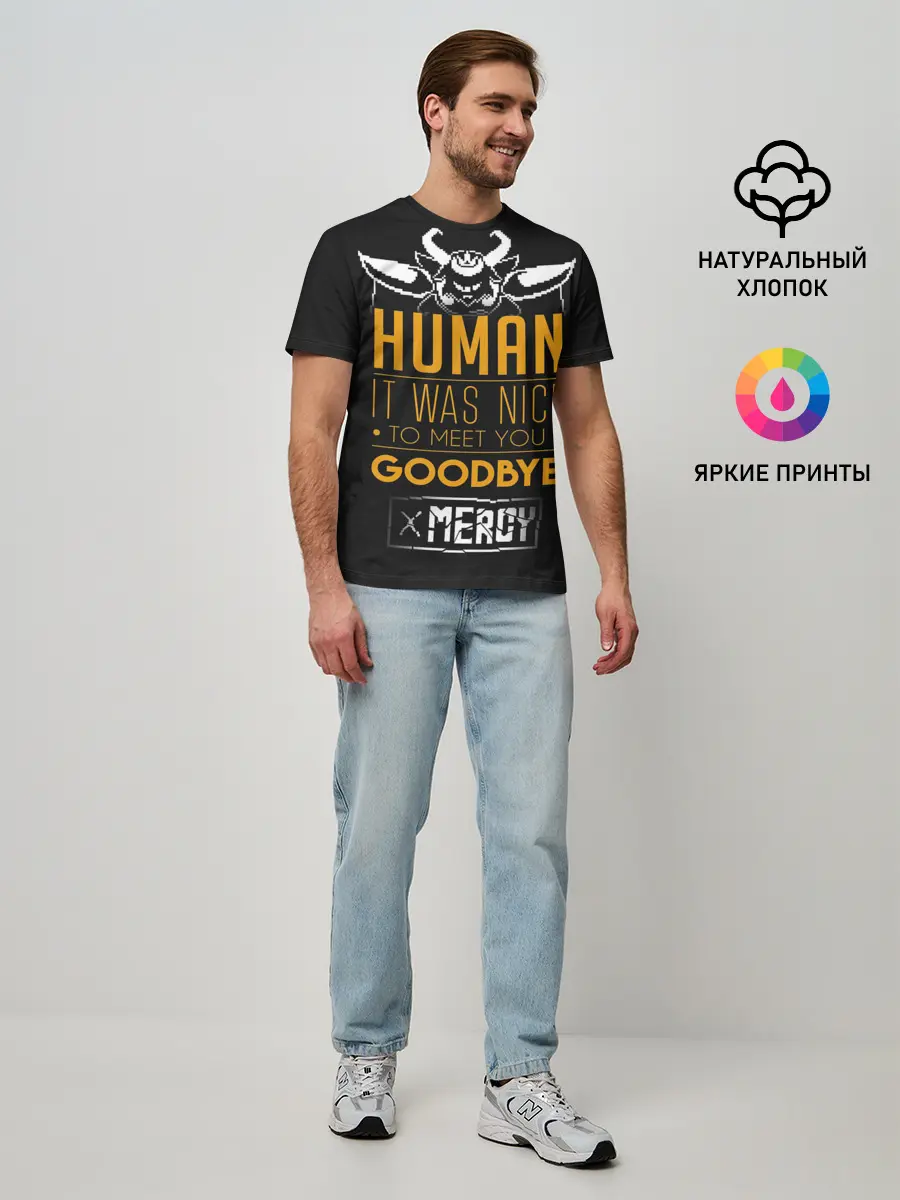 Мужская базовая футболка / Undertale