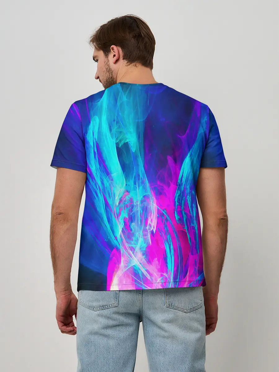 Мужская базовая футболка / НЕОНОВЫЕ КРАСКИ