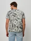 Мужская базовая футболка / dollars money