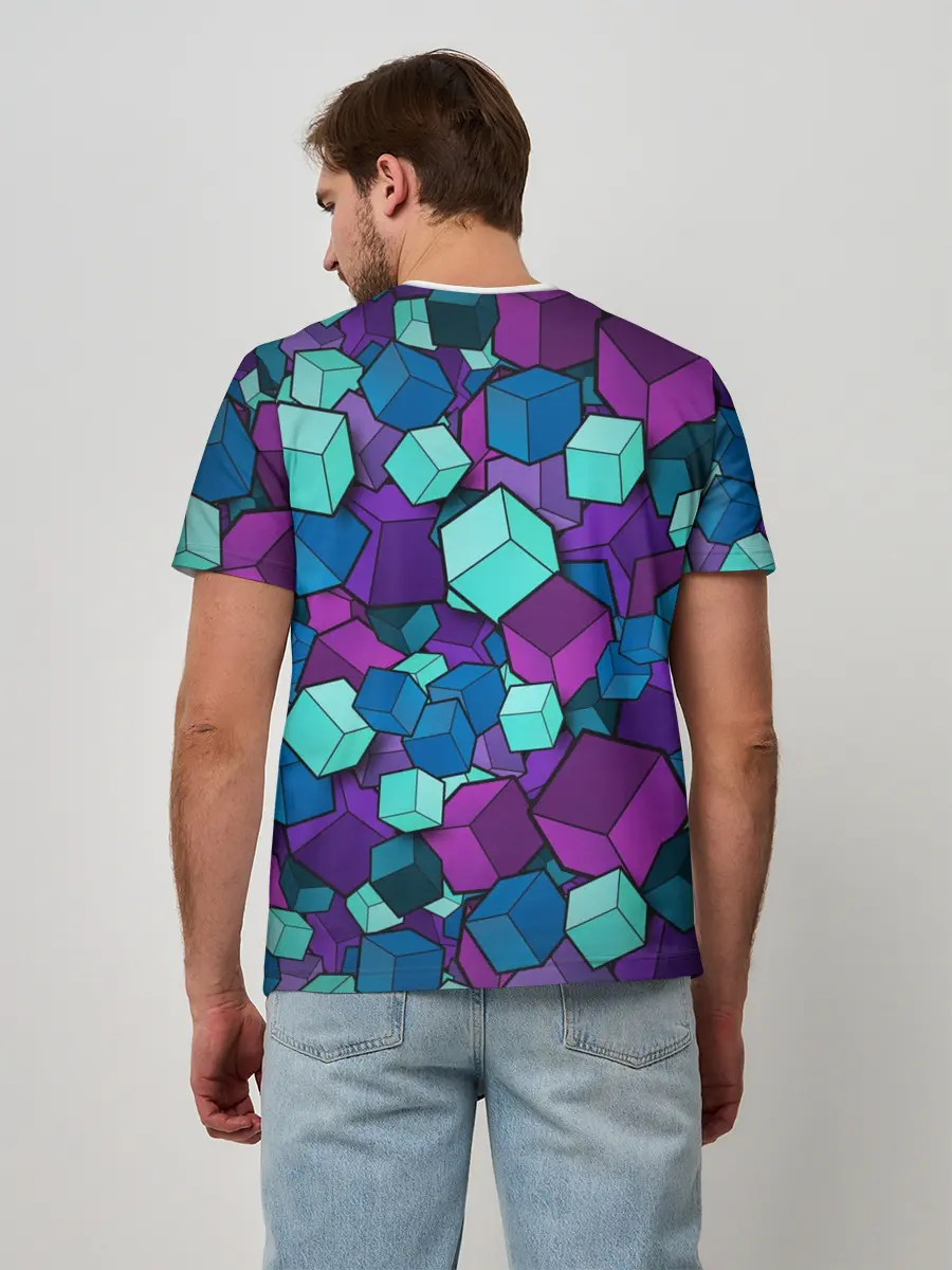 Мужская базовая футболка / Кубы