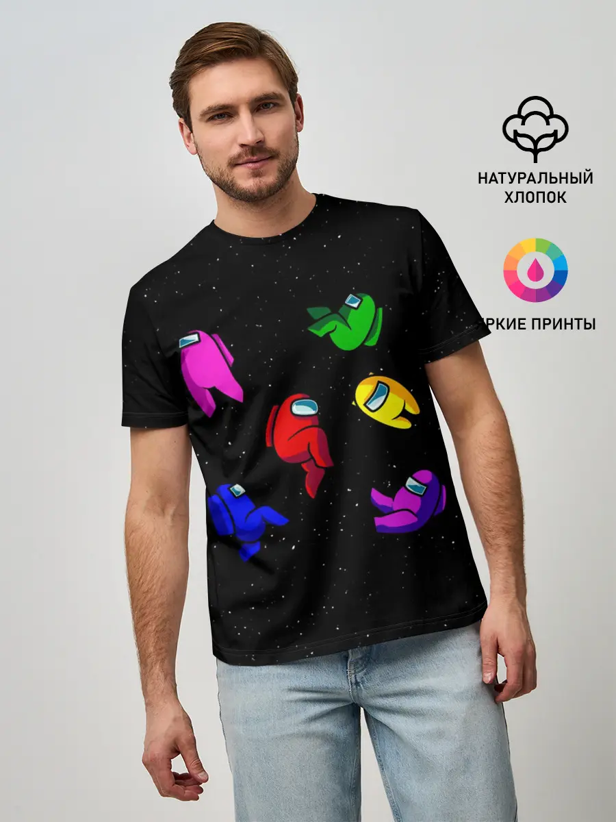 Мужская базовая футболка / Among Us