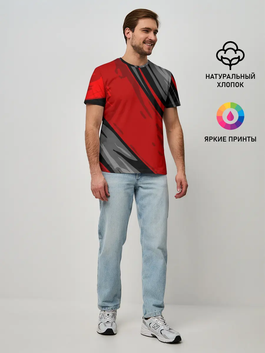 Мужская базовая футболка / Сиомбиотический стиль