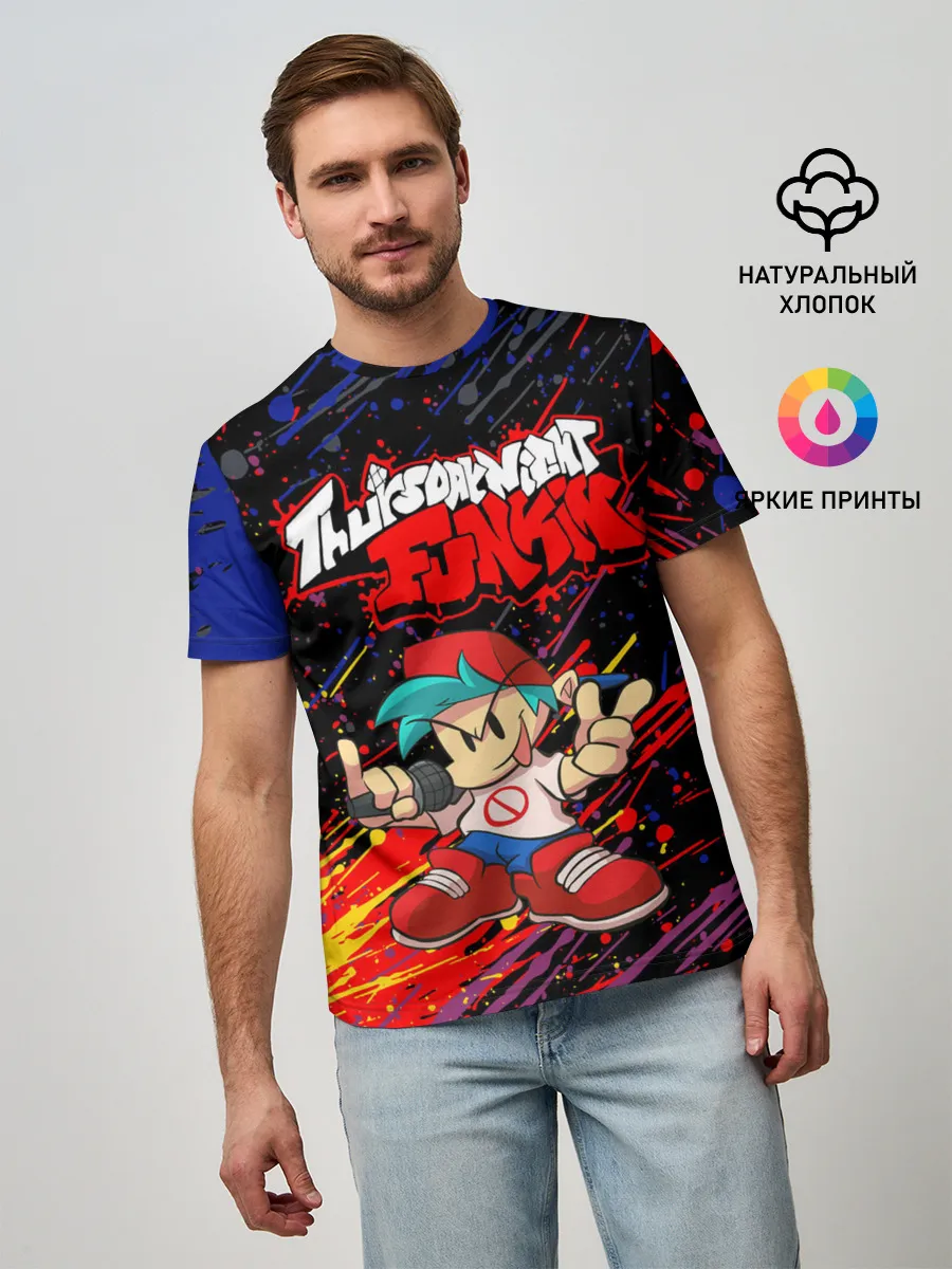 Мужская базовая футболка / Friday Night Funkin