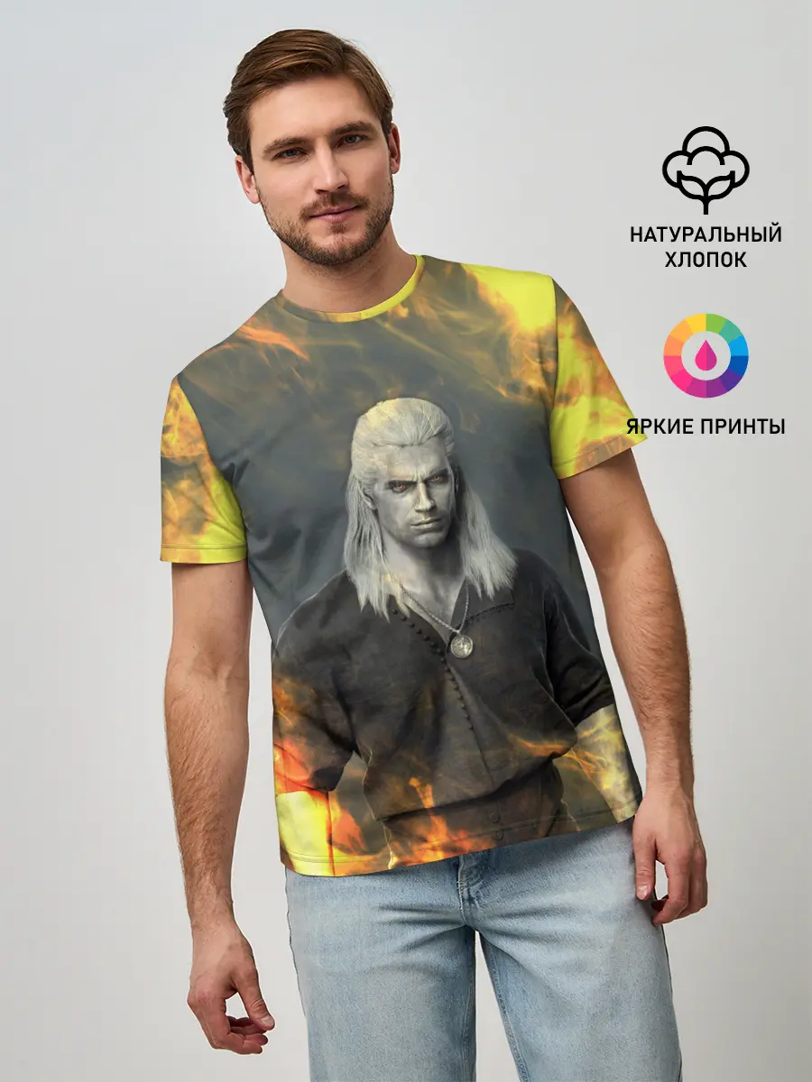 Мужская базовая футболка / ГЕРАЛЬТ ВЕДЬМАК