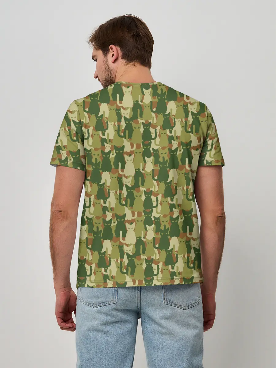 Мужская базовая футболка / Кошки