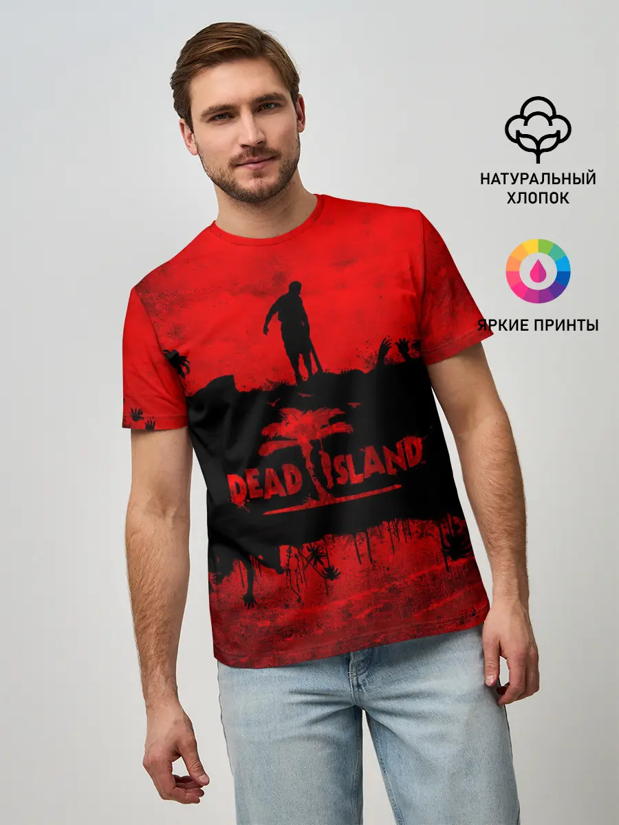 Мужская базовая футболка / Island of blood
