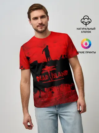 Мужская базовая футболка / Island of blood
