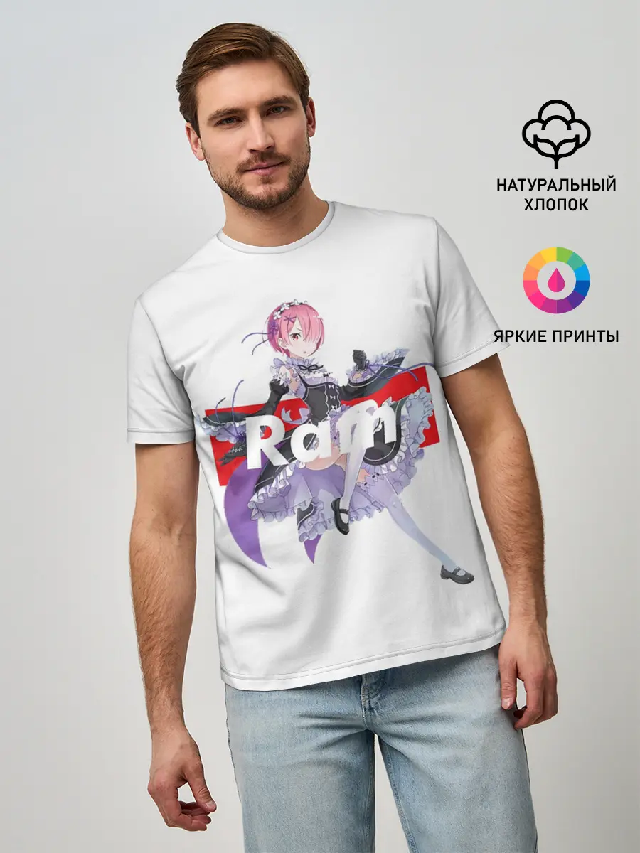 Мужская базовая футболка / Re:Zero