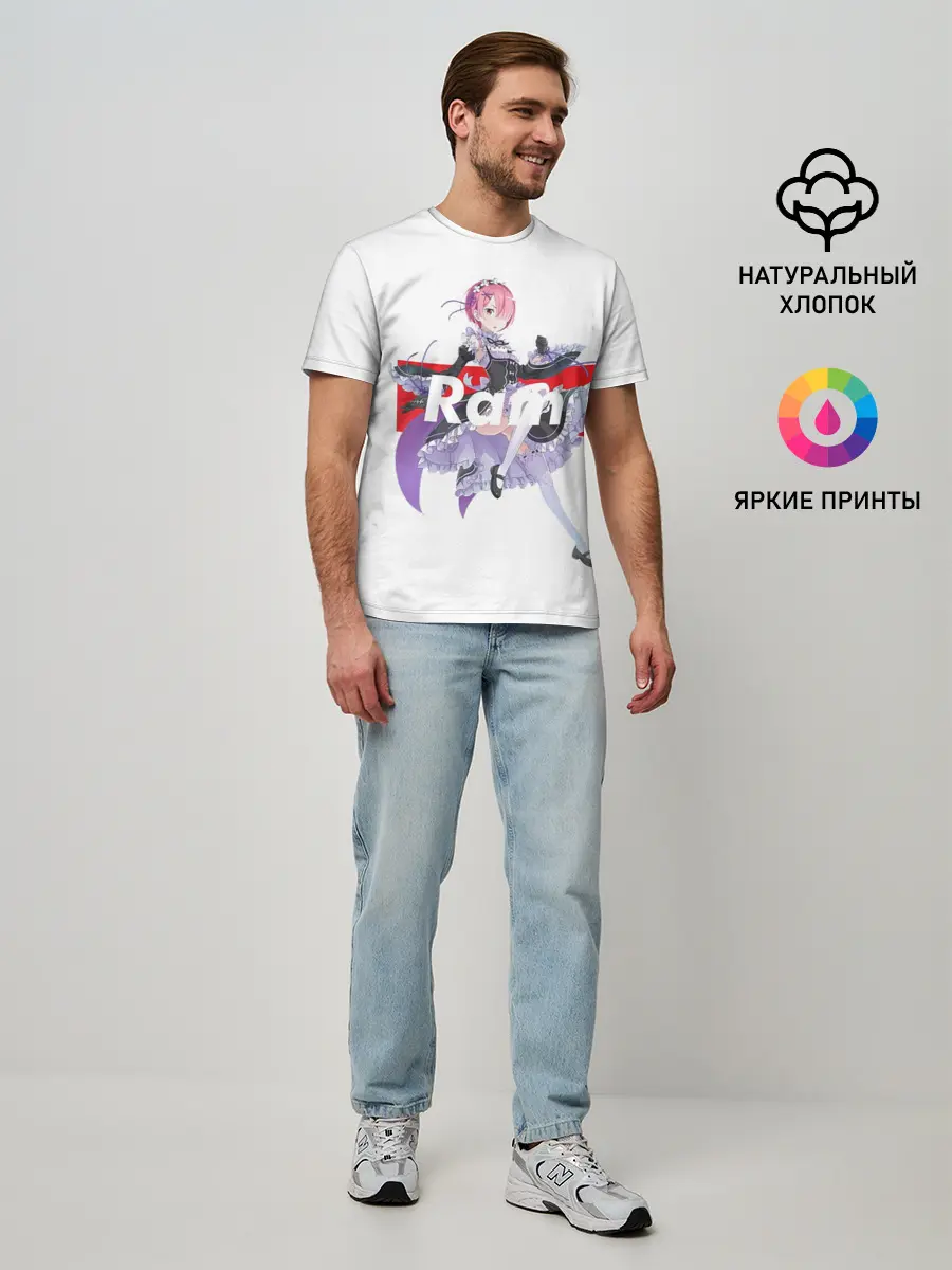 Мужская базовая футболка / Re:Zero